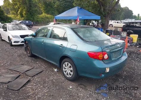 2009 Toyota Corolla Le z USA, uszkodzony, nr VIN 2T1BU40E79C102270